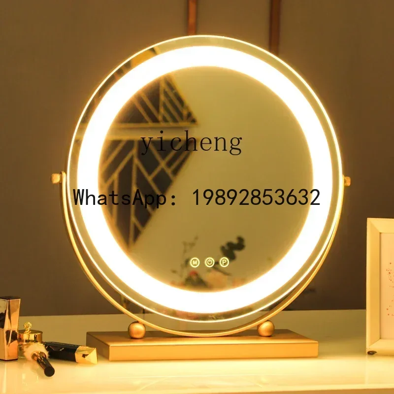 

L21- Desktop led light with lamp makeup vanity mirror Desktop desktop large vanity mirror