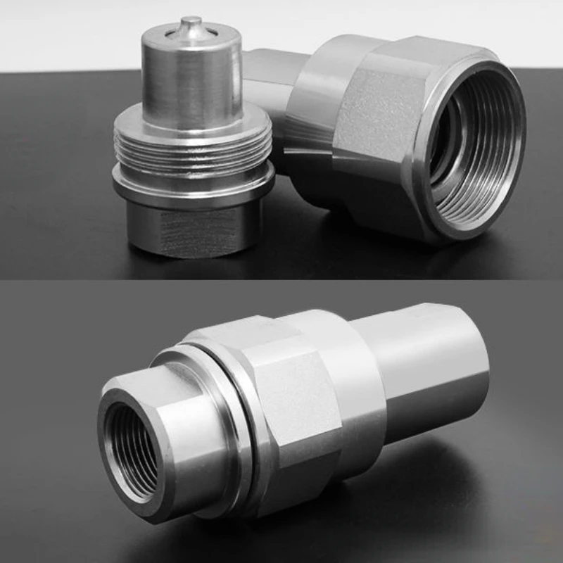 

1/4 3/8 1/2 3/4 1 Inch Hydraulic Quick Couping Jonit Coupler GT-L1 Screw Tightening Type Carbon Steel Plug Socket Connector