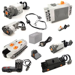 Motor Battery Box 58120 LED Light Remote Controler MOC Building Blocks Display DIY Assembly Bricks Construction Toy Gift Present
