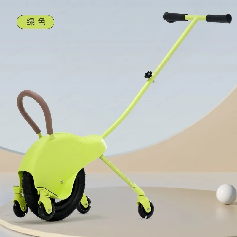 Parent-Child Unicycle with Auxiliary Wheels -  Walking Aid, Lightweight Outdoor Stroller