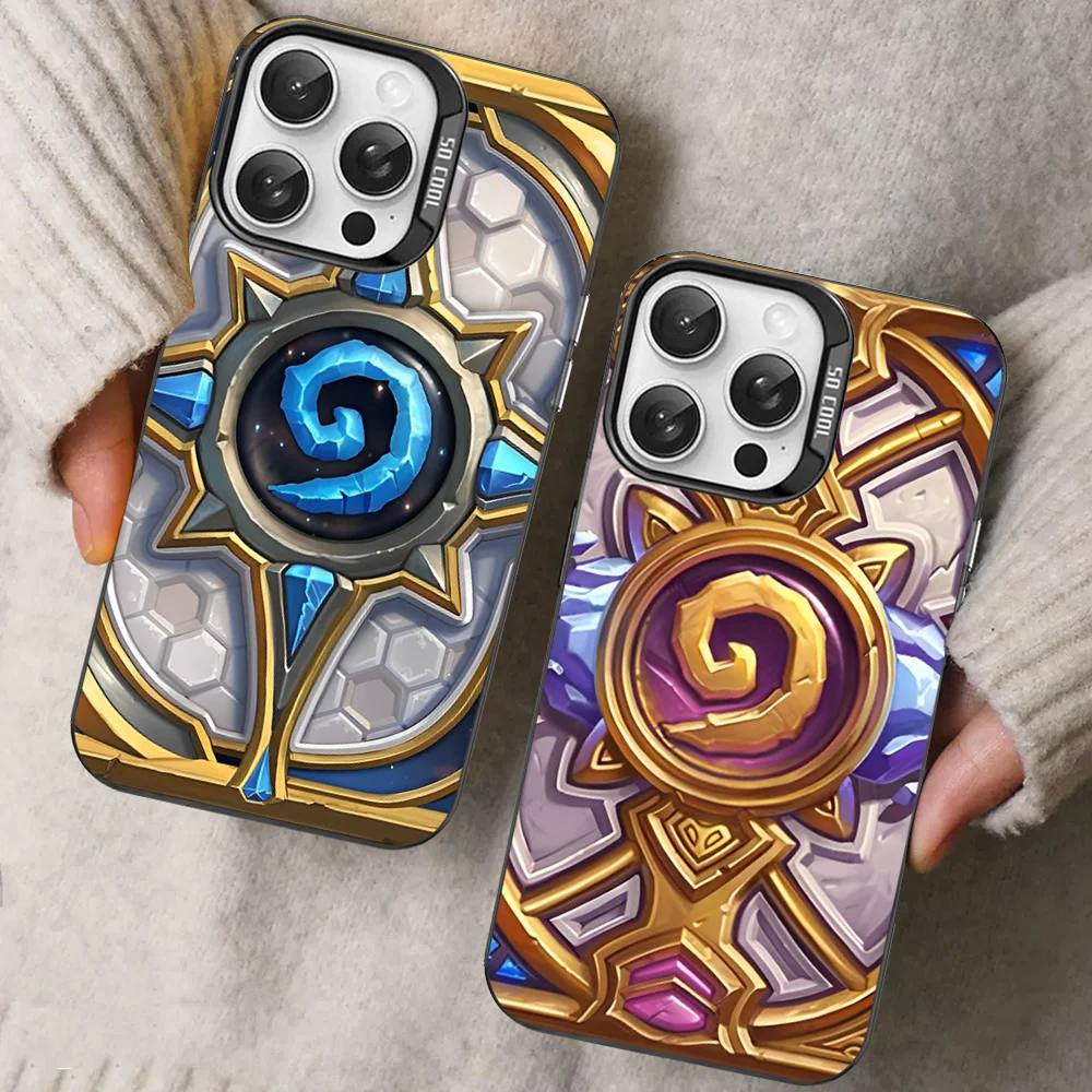 H-Hearthstones Phone Case For IPhone 16 15 14 13 12 11 Pro Max X XR XSMAX 8 7 Plus Matte Shockproof Back Cover