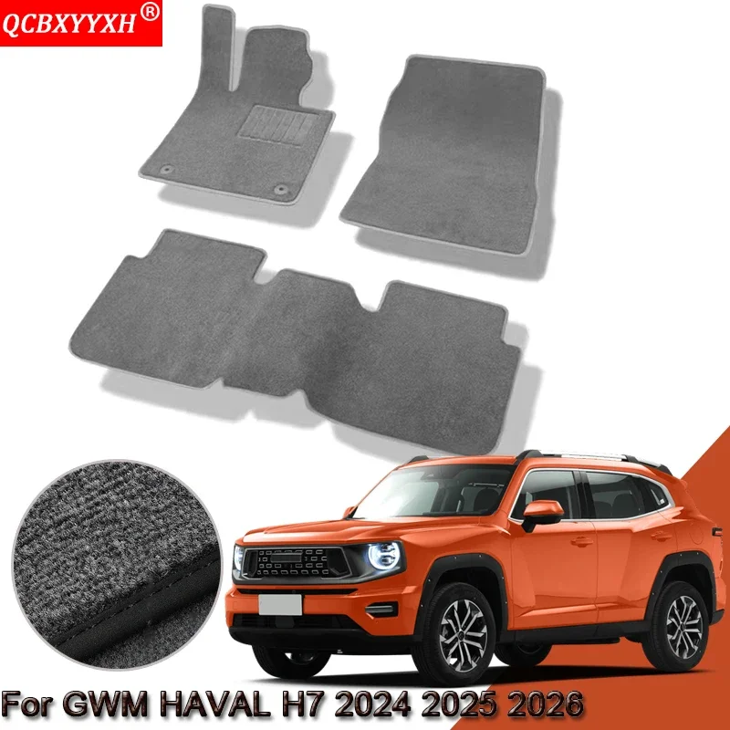 

Custom Car Floor Mats Waterproof Non-Slip For GWM HAVAL H7 2024 2025 2026 Floor Mats Internal Protection Carpets Rugs Accessory