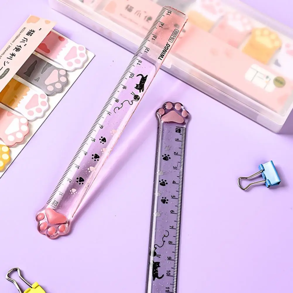 Juego de artículos de oficina ligeros, goma de borrar para la escuela, bonita Pata de Gato, papelería Adorable