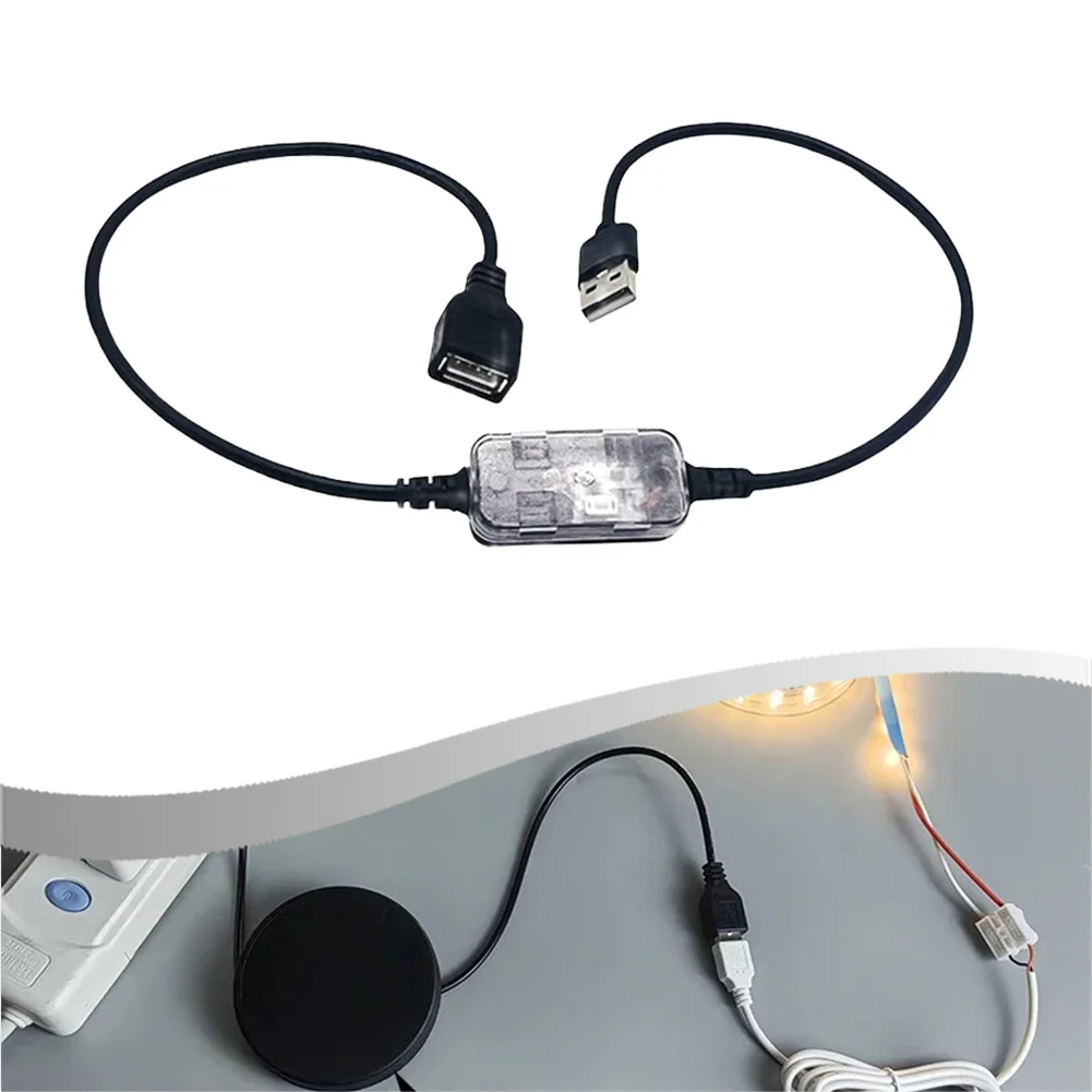 1 pçs interruptor do sensor de luz interruptor do sensor de controle DC3.7V-24V cabo usb para luzes de teto tira led peças da ferramenta elétrica