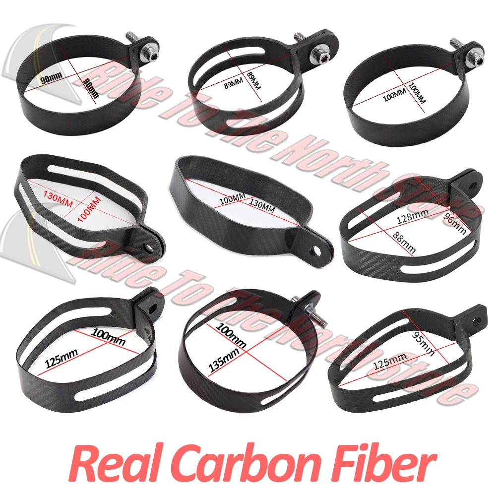 Для проекта SC Arrow Yoshimura AK Brother Mivv Leovince Austinracing и т. д. фиксирующий зажим для выхлопной трубы, фиксированный зажим из настоящего углеродного волокна Для проекта SC Arrow Yoshimura AK Brother Mivv Leovince Austinracing и т. д. фиксирующий зажим для выхлопной трубы, фиксированный зажим из настоящего углеродного волокна