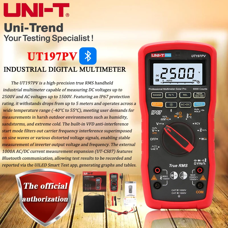 UNI-T UT197PV DC250…