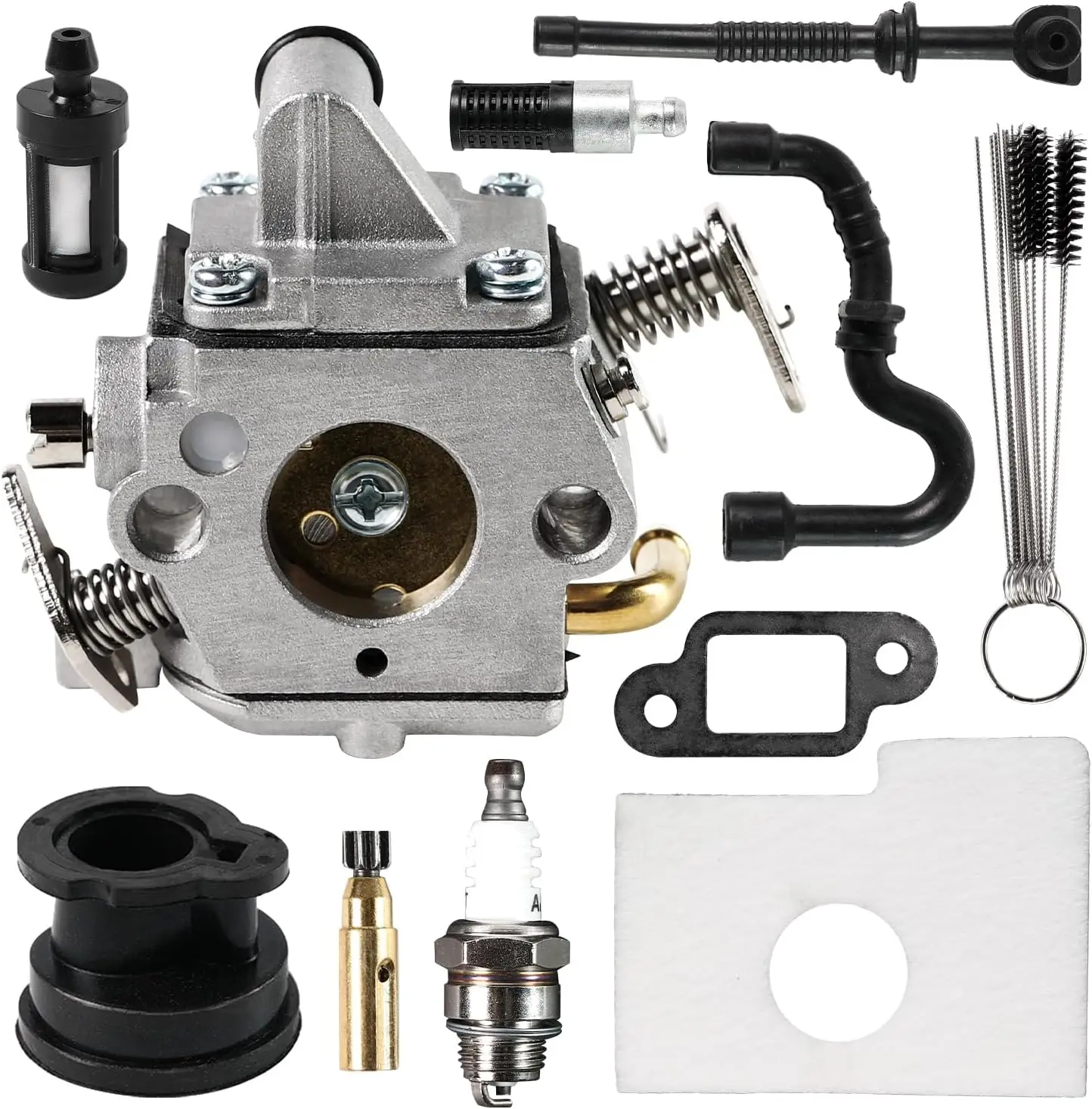 Carburetor for Stihl MS170 MS180 017 018 Chainsaw | Replace C1Q-S57 1130 120 0603 with Air Filter