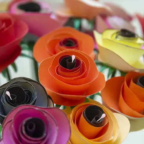 1 Bag Artificial Matte Flower Double Heads Cotton Rope Handmade Flowers Stamens for Flower Making DIY Floral Crafts