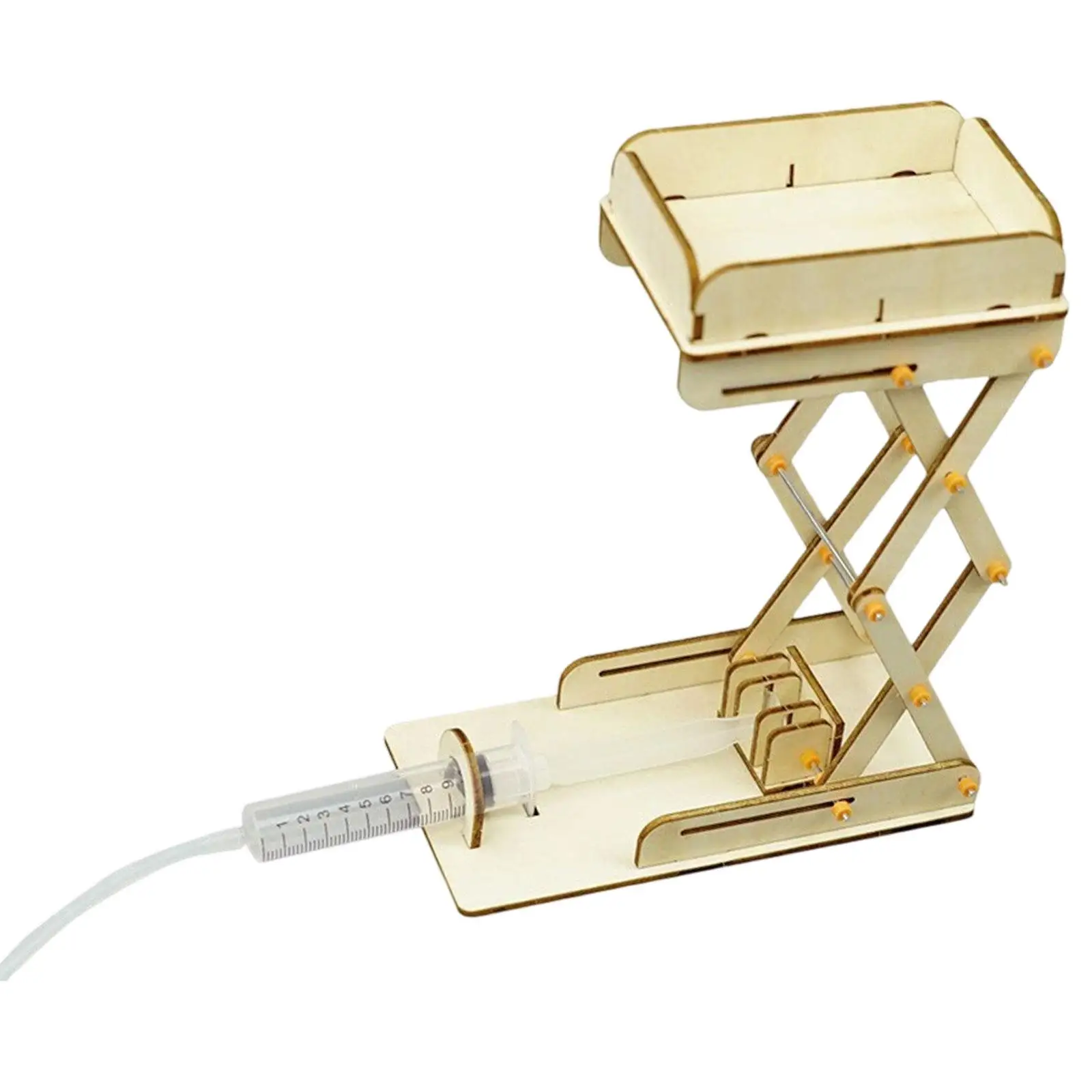 

Гидравлический подъемный стол, научные наборы, креативный обучающий реквизит, поделки, модель лифта, 3D деревянная головоломка в сборе для детей