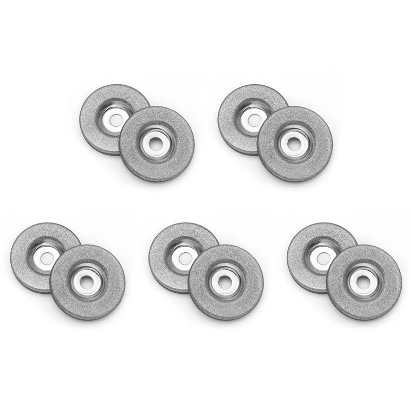 

PZHI-10Pcs 50Mm Diamond Grinding Wheel Circle Disc For Electric Multifunctional Sharpener Grinder Sharpening Accessories