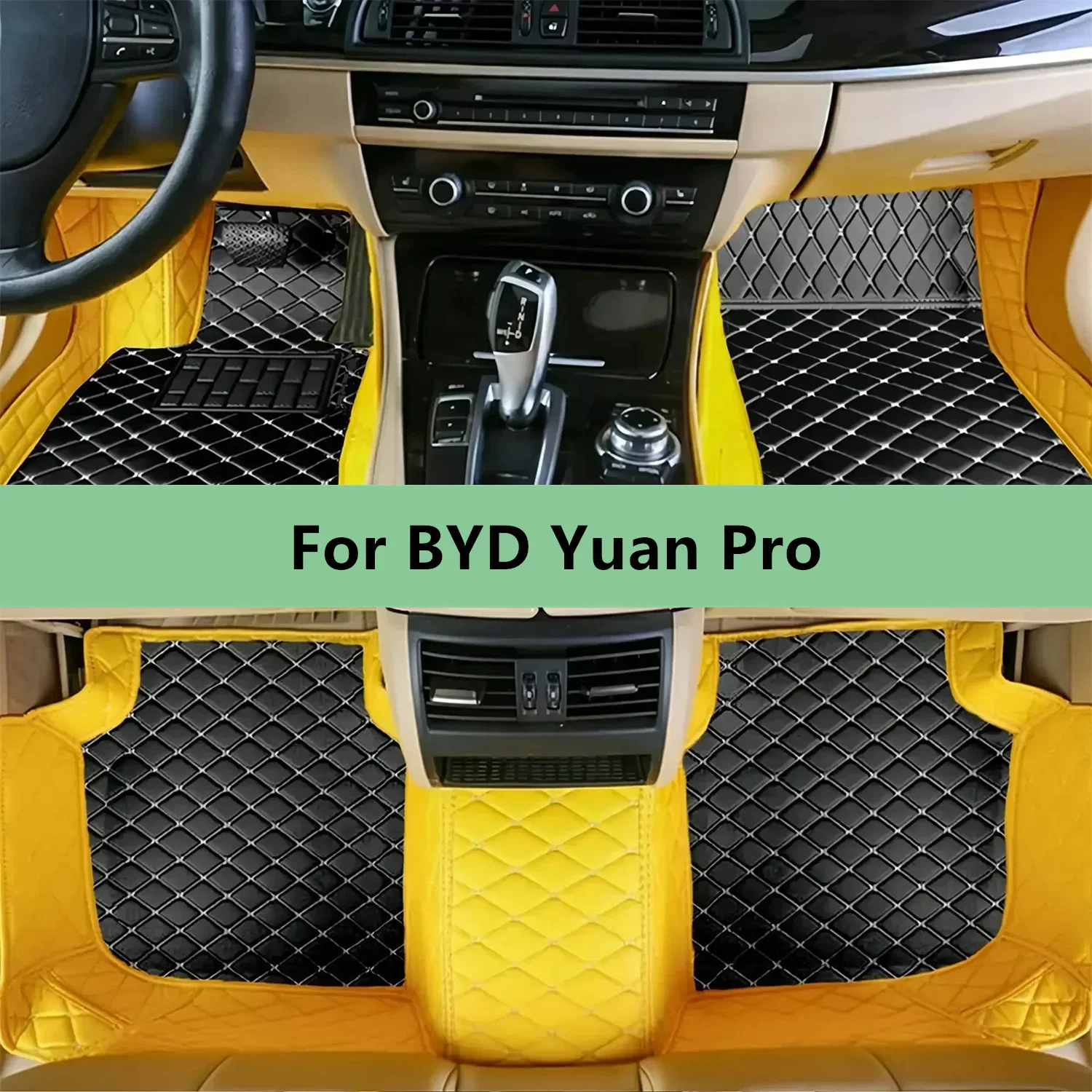 

Автомобильные коврики для BYD Yuan Pro 2021 2022 2023, коврики для мужчин и женщин, аксессуары для салона автомобиля