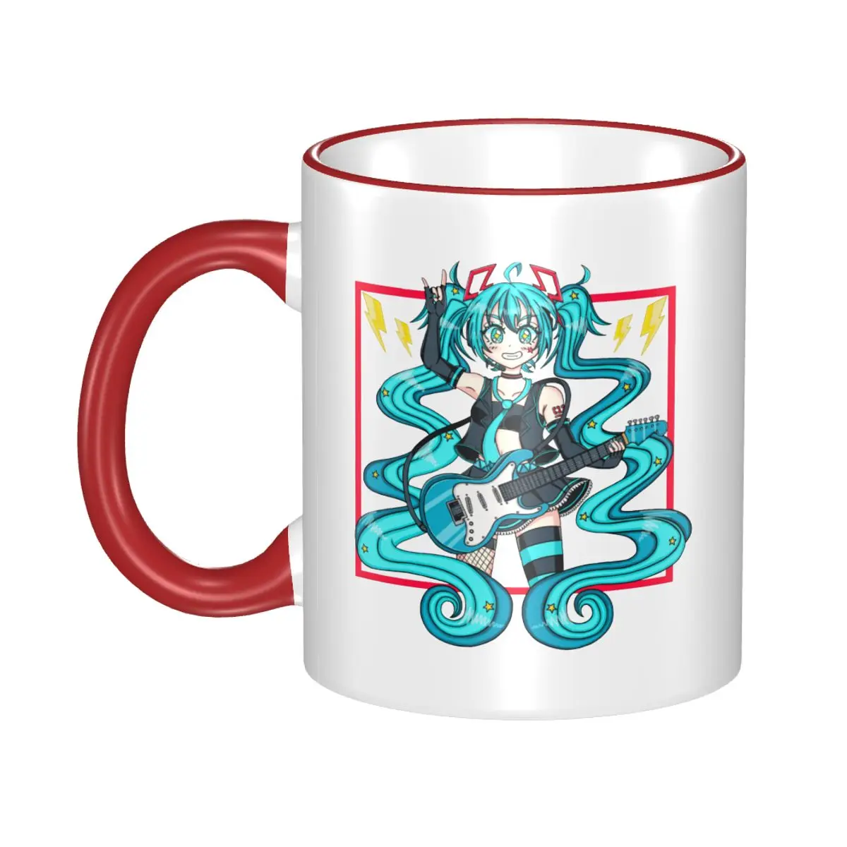 

Fun Miku Rock Classic Tea Cup Office Hatsune Miku Aesthetic Sexy Anime Mugs