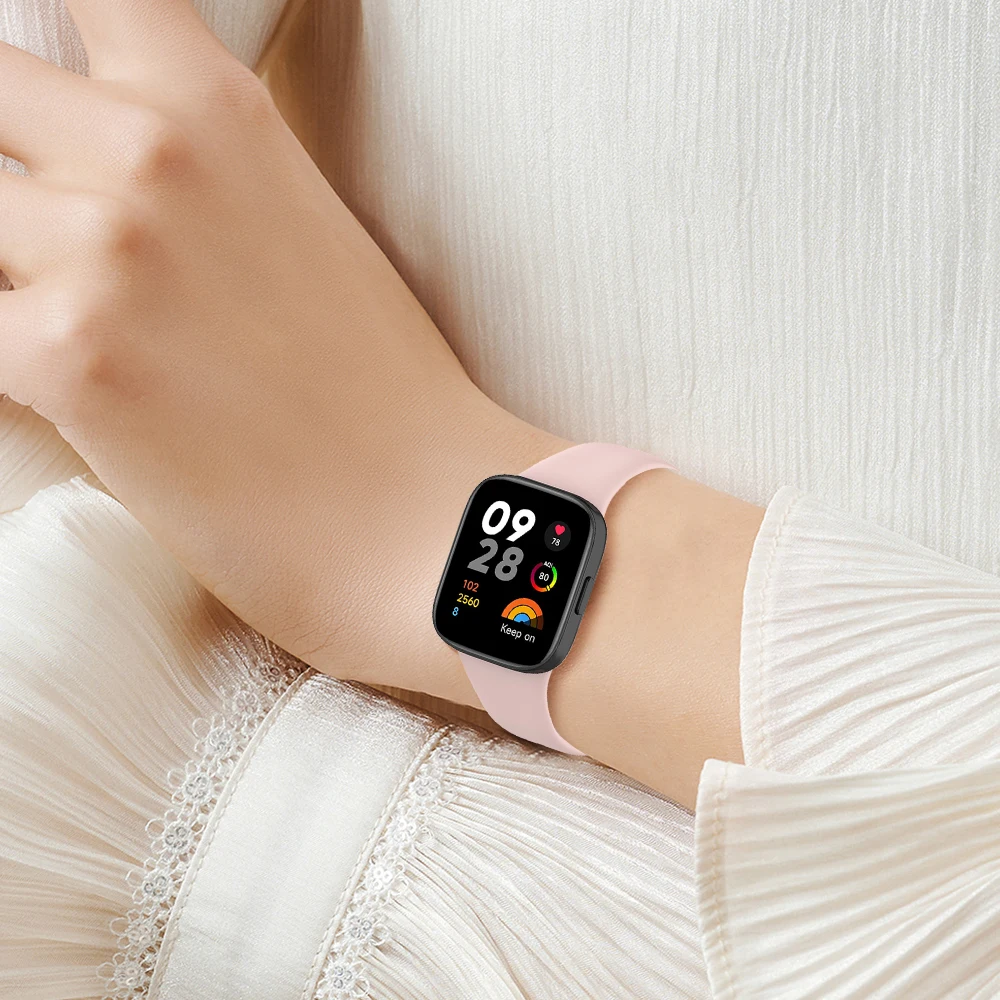 WatchBand Strap For Redmi Watch 3 Original SmartWatch Band Silicone WristBand Bracelet For Xiaomi Redmi3 Accessories Belt Correa