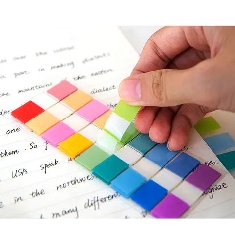 180 ark fluorescensetiketter anteckningsblock indexmärkesklistermärken självhäftande anteckningsblock bokmärken anteckningsblock klistermärken brevpapper 6 best sales indexklistermärken - №5