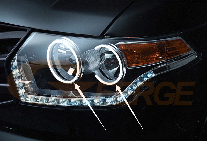 For Baijah Tulos UAZ Patriot Excellent Ultra Bright CCFL Angel Eyes Halo Rings Light Car Accessories