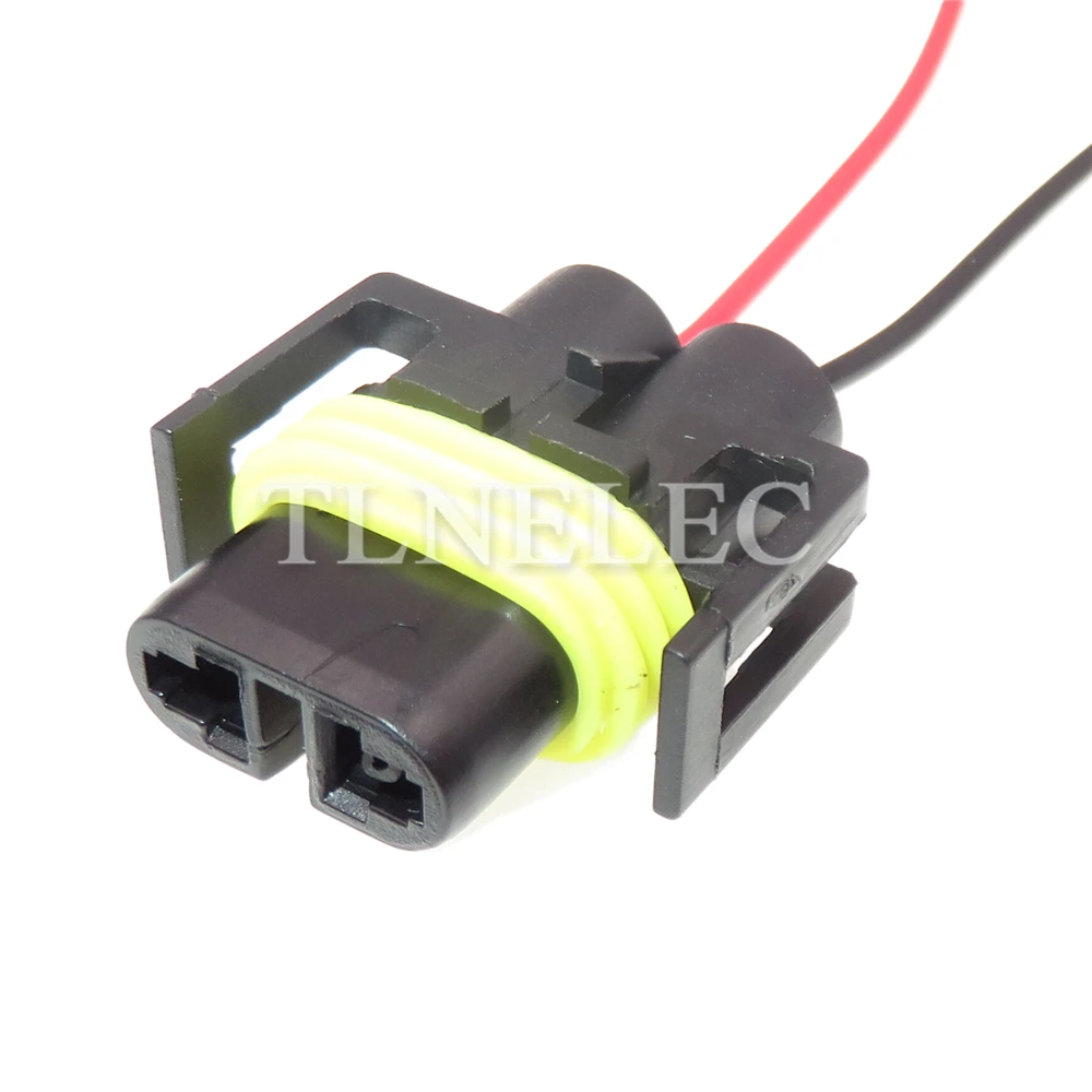 2 Pin Way Automobile Connector with Wires Auto Fog Lamp Electric Wire Waterproof Socket For H8 H9 H11 880 12124819 12124817