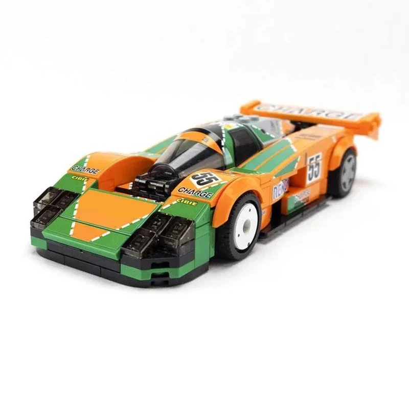 261 Stuks Moc Snelheidskampioenen 787b 1991 24 Uur Bouwen Van Le Mans Racing Blokken Stad Sportwagen Model Speelgoed Baksteen Nieuwjaarscadeau