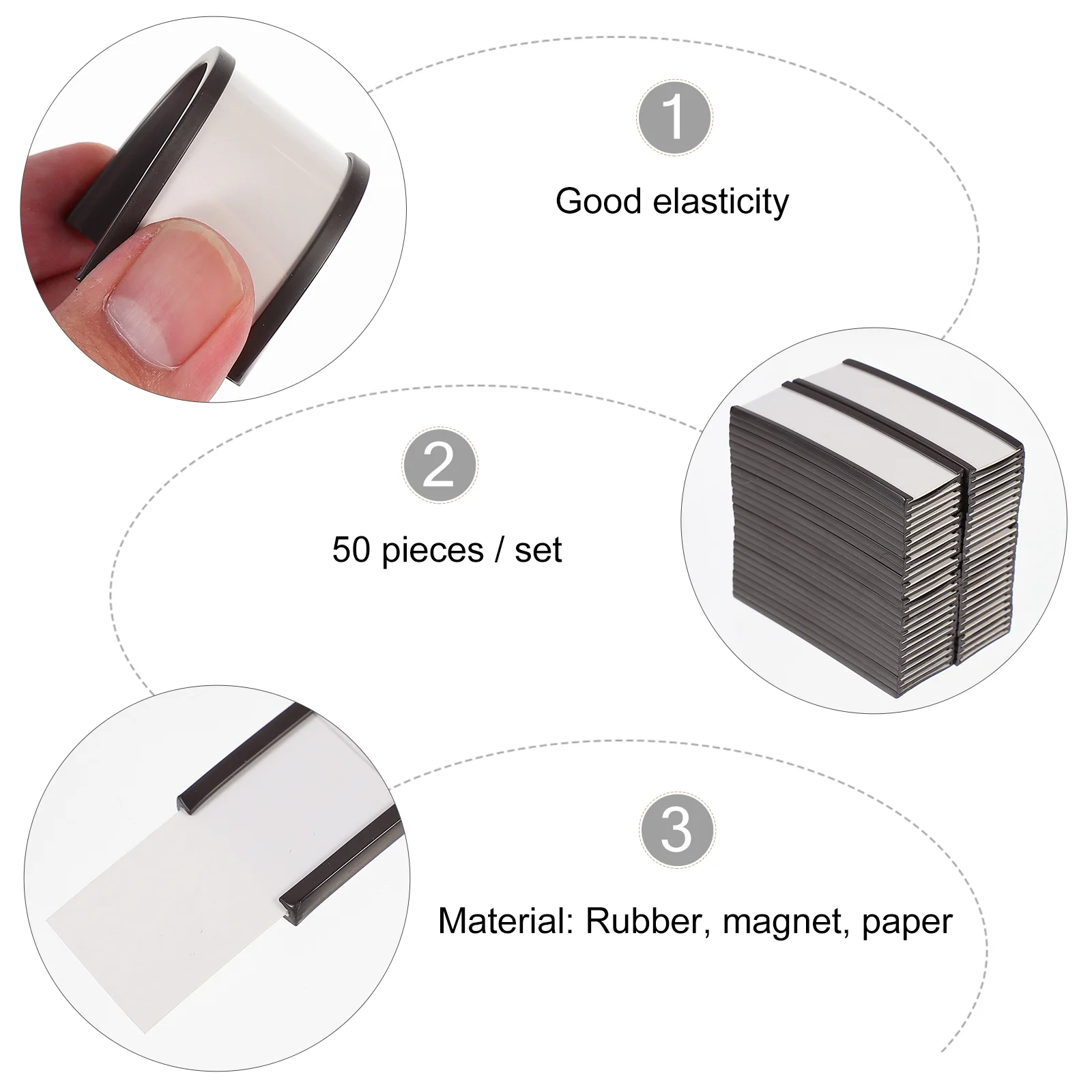 50 шт. держатель ленты, этикетка, дисплей цены, магнитный зажим, доска, склад, зажим для вывески, карты