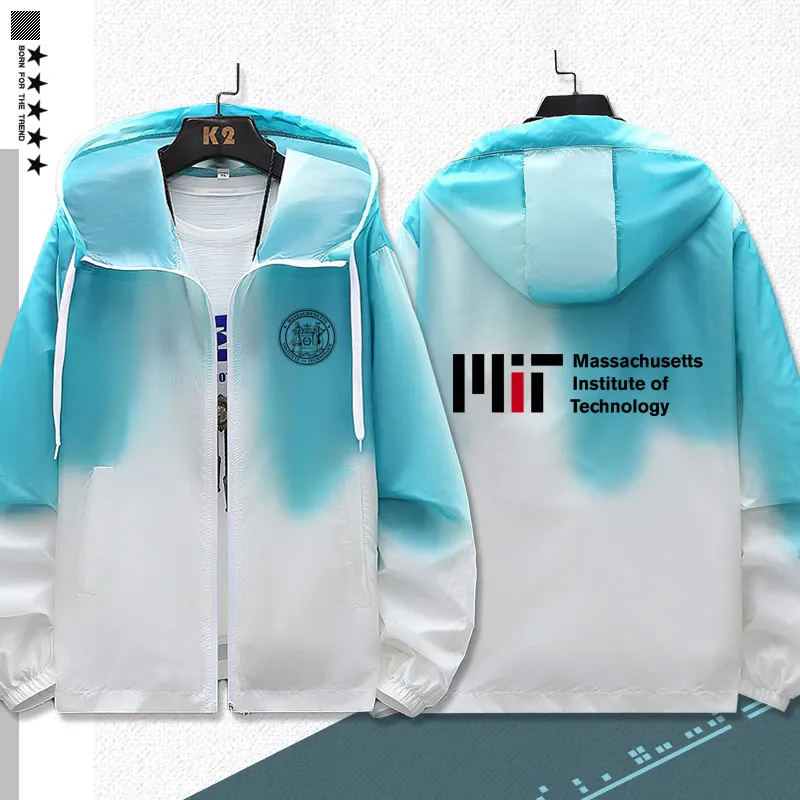 

MIT Sun Protection Jaet Outerwear Summer Alumni Association Commemorative School orm Jaet Men's Loose Fit Lightweight...