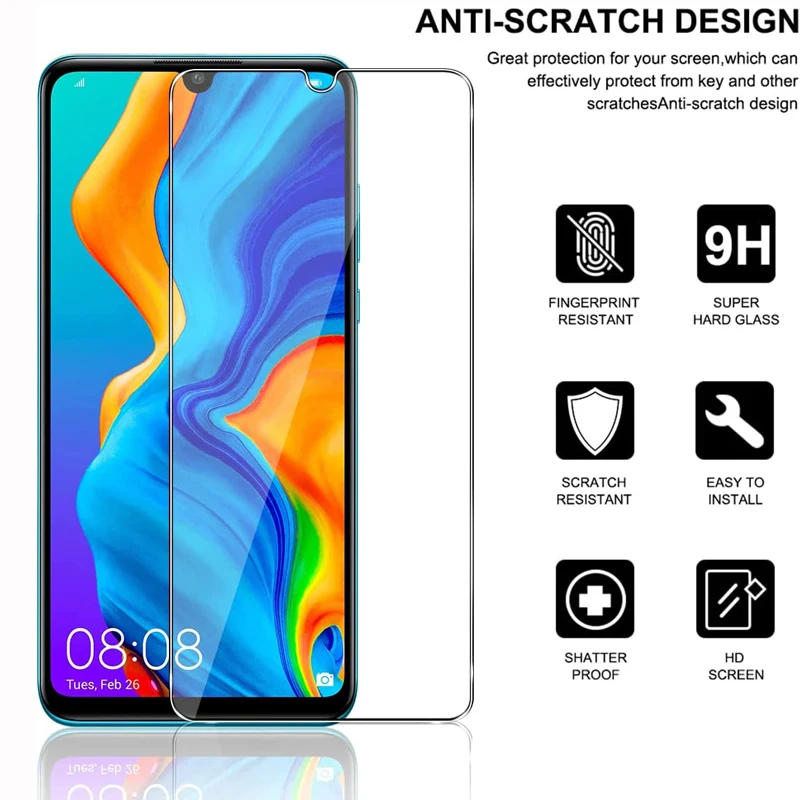 Szkło hartowane 4PCS do Huawei P30 P20 Lite P10 Plus Szkło ochronne do Huawei P30 Lite P40 P50 P40 Lite E 5G Screen Protector