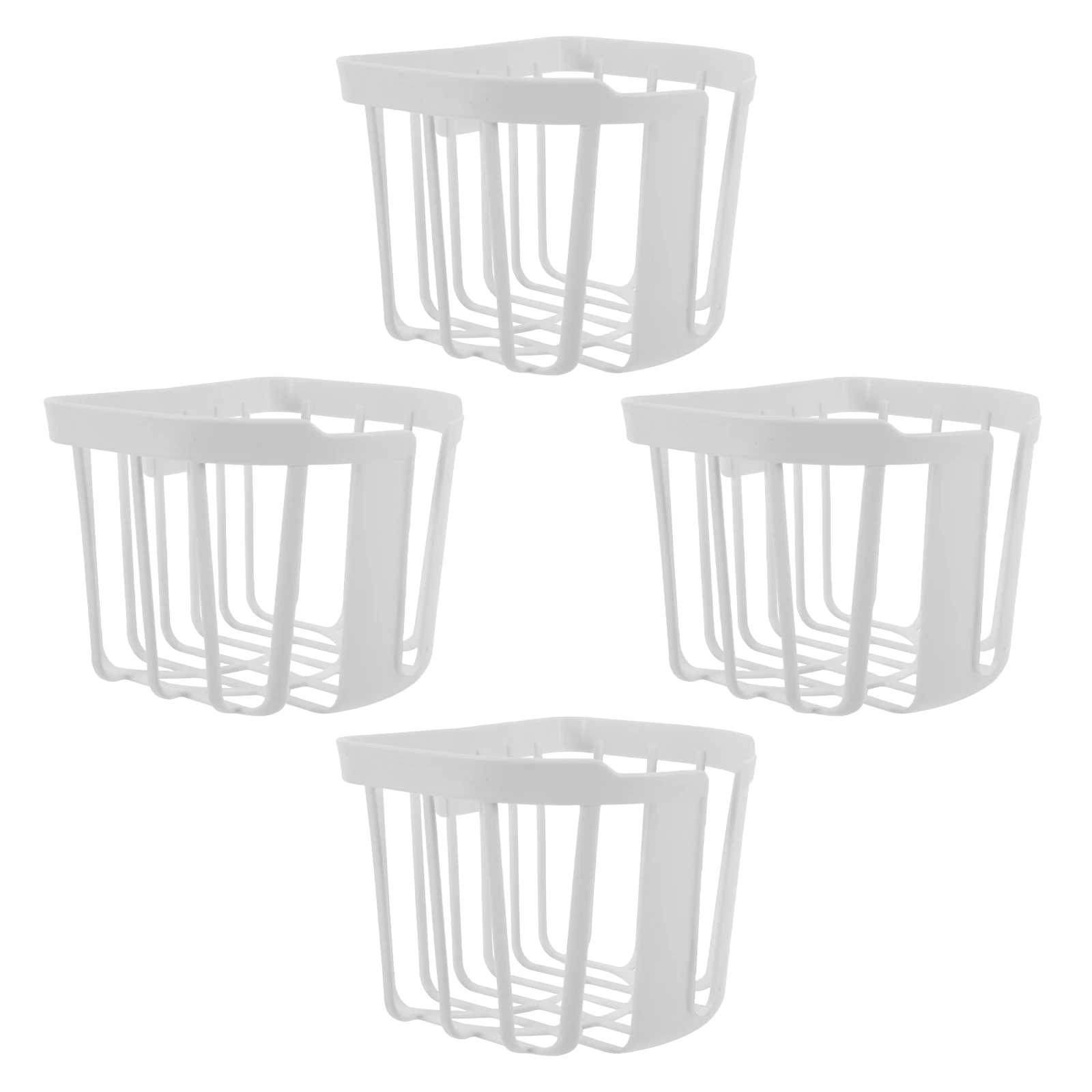 

4pcs Wall Use Decorative Outdoor Wall Hanging Planter Pots Garden Decor Mounting Plastic Pot Holder Holder Hook Plant Container