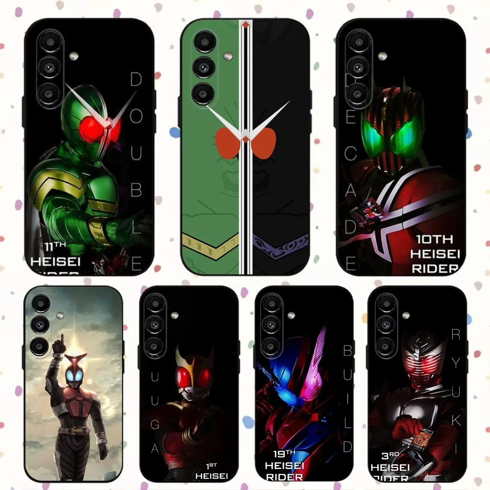 

K-Kamen Rider Phone Case For Samsung S24,S21,S22,S23,S30,Ultra,S20,Plus,Fe,Lite,Note,10,9,5G Black Soft Cover