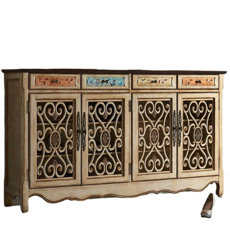 

Американский, европейский, средиземноморский ретро-стулетт из массива дерева с полым каркасом, ультратонкий, окрашенный, для столовой.