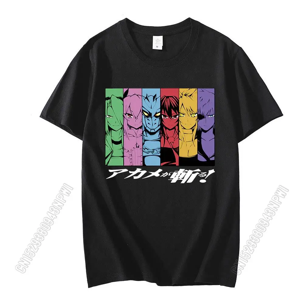 

Akame Ga Kill Anime Tee Shirt Harajuku Anime Printing T Shirt Loose Pure Cotton Casual Unisex Tops Women Men Tee Shirt Oversize