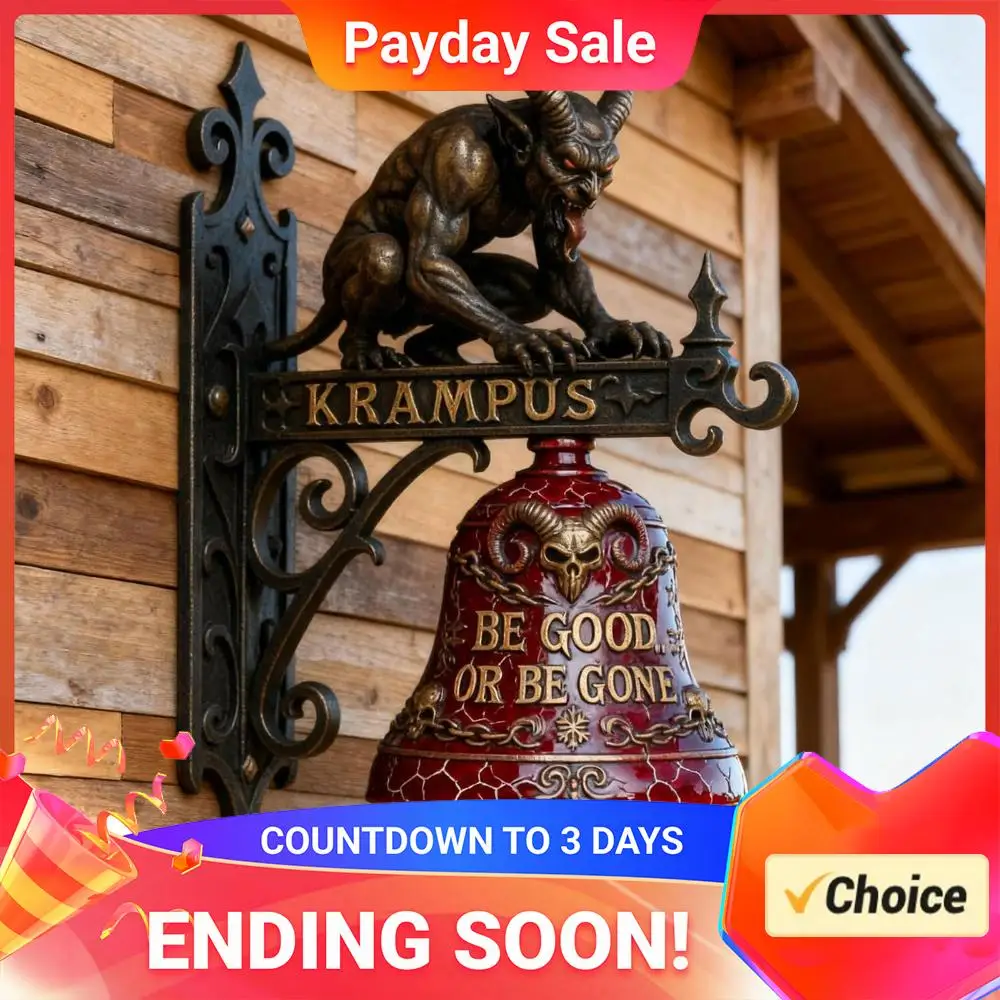 

Декоративные металлические колокольчики из смолы в деревенском стиле, настенные, для улицы, для входной двери, веранды, готический декор для дома