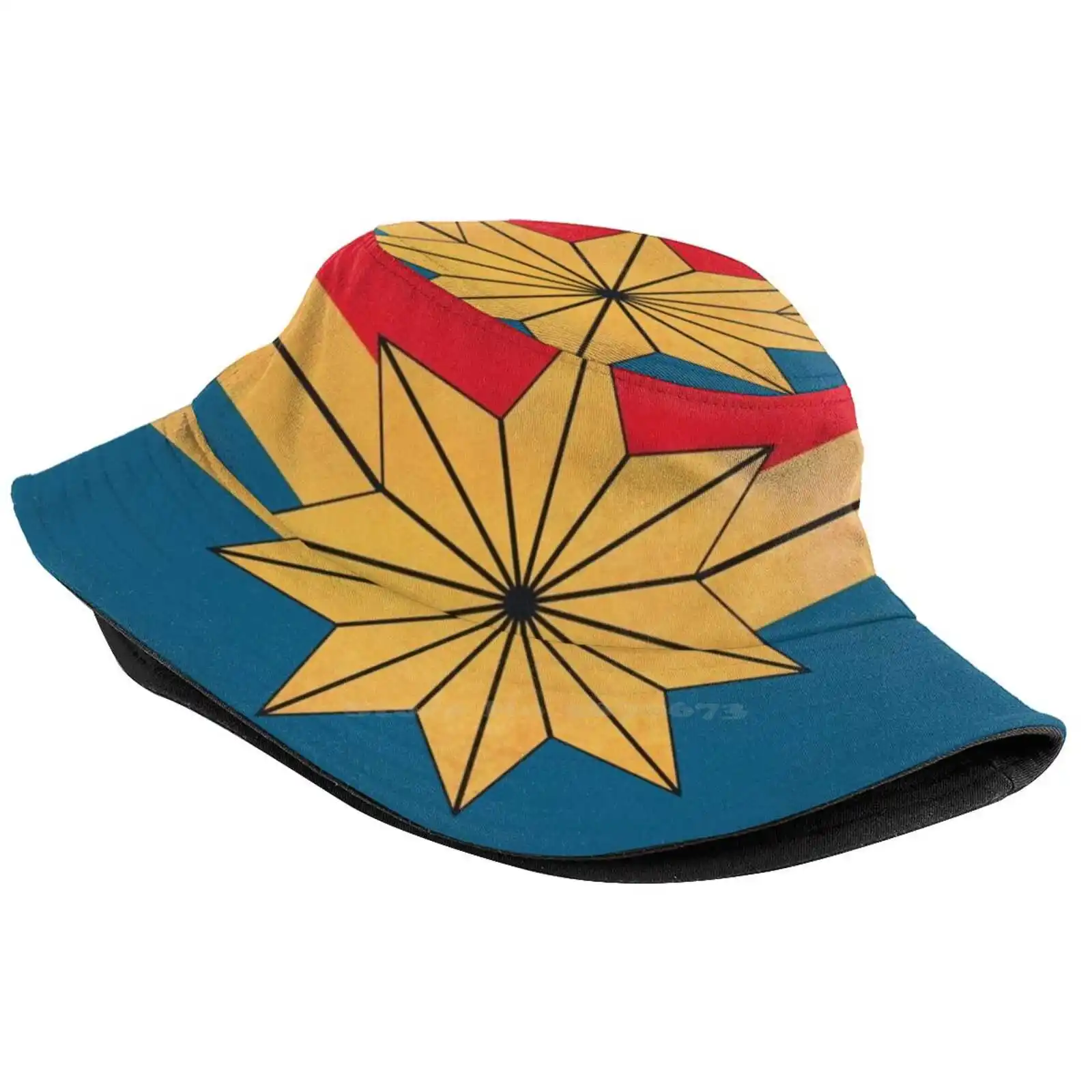 Carol Uv Protection Foldable Bucket Hats Women Men Captain Carol Danvers Mcu Brie Larson Superhero Girl Power