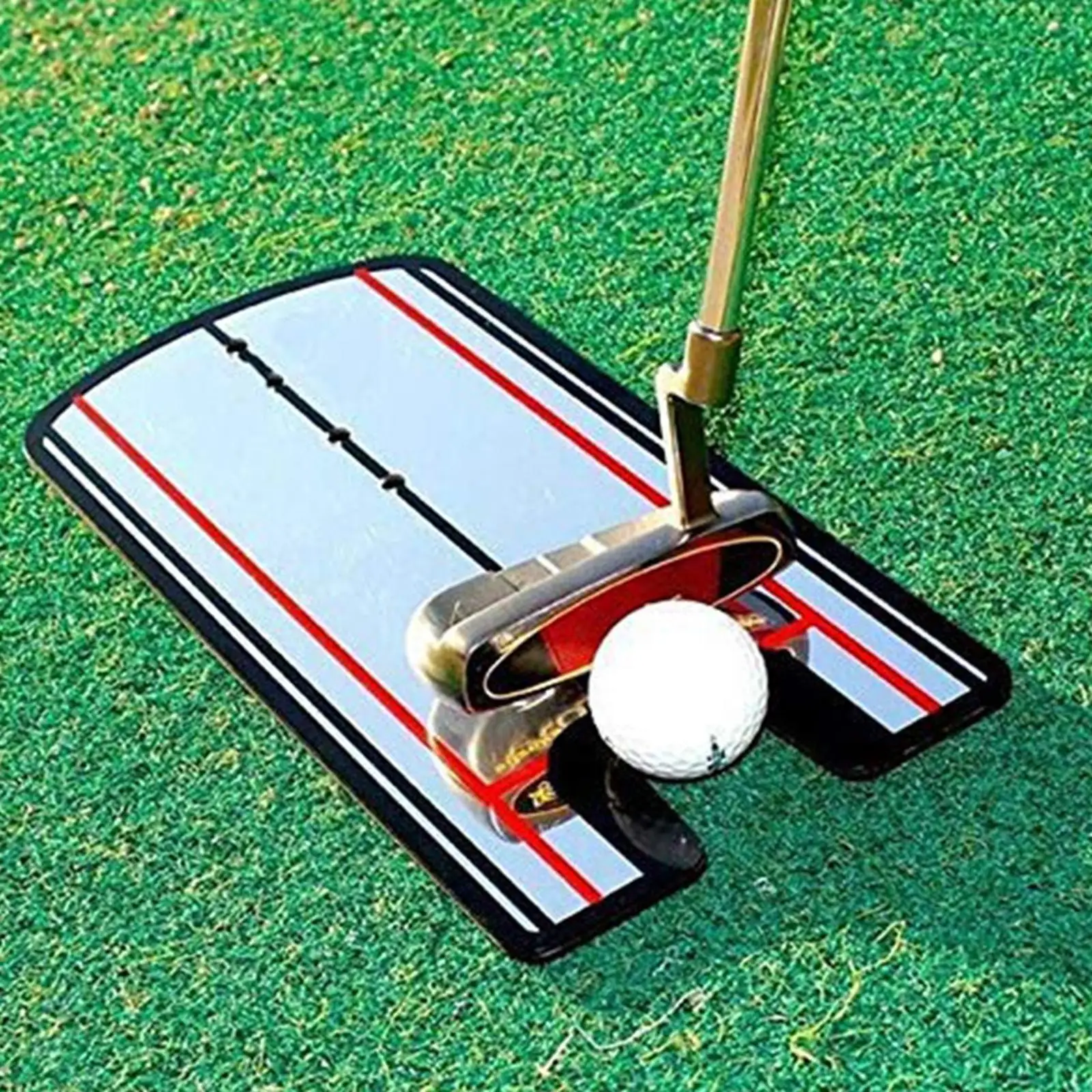 Golf Putting Alignment Mirror Swing indoor e outdoor Practice Golf Putt Posture Pose Corrector Stroke Trainer Tool