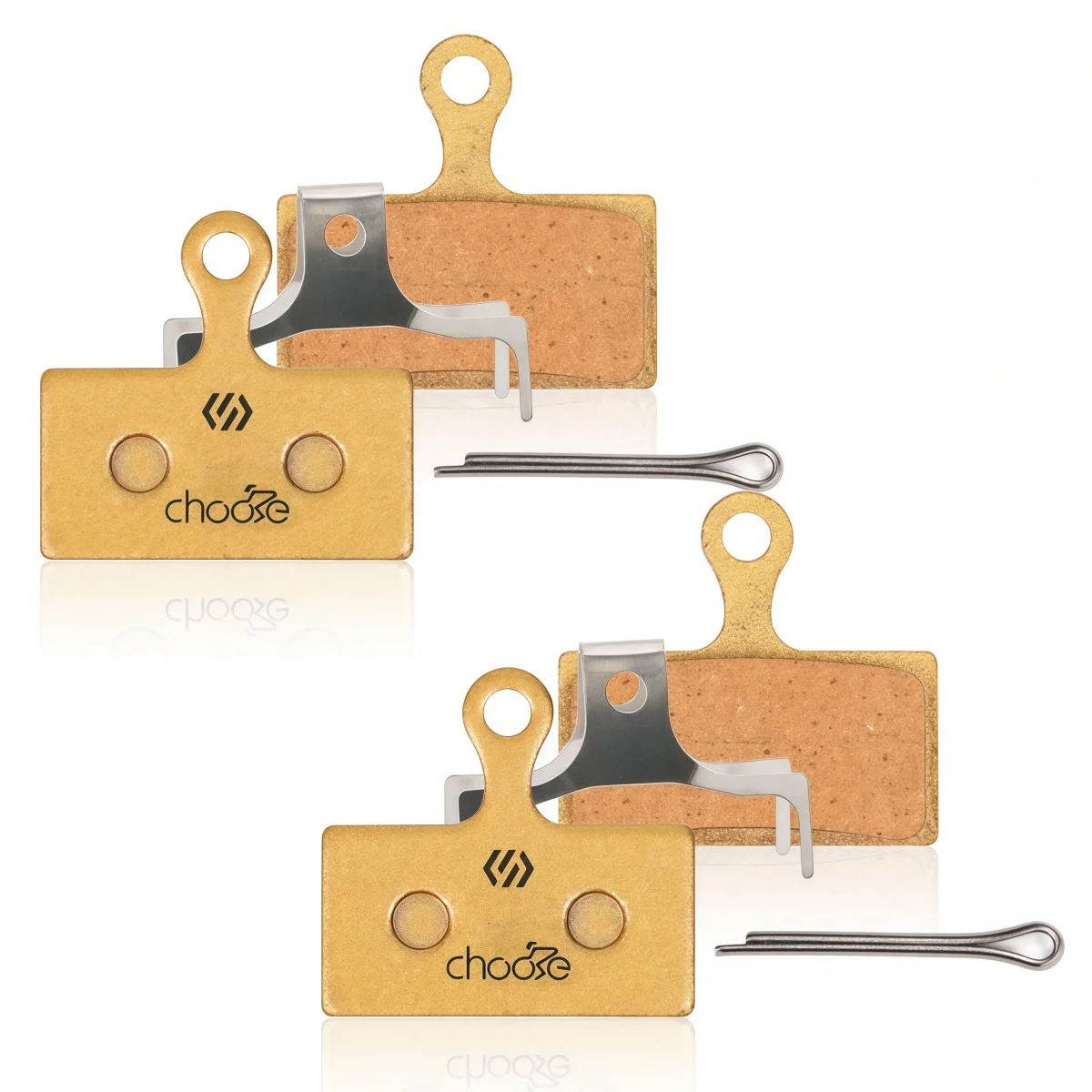 SUNTNUR 2 Pairs Resin / Ceramic / Sintered Resin Disc Brake Pads For SHIMANO DEORE XTR XT G01S G05S M9100 R9270 - 32x30x4mm