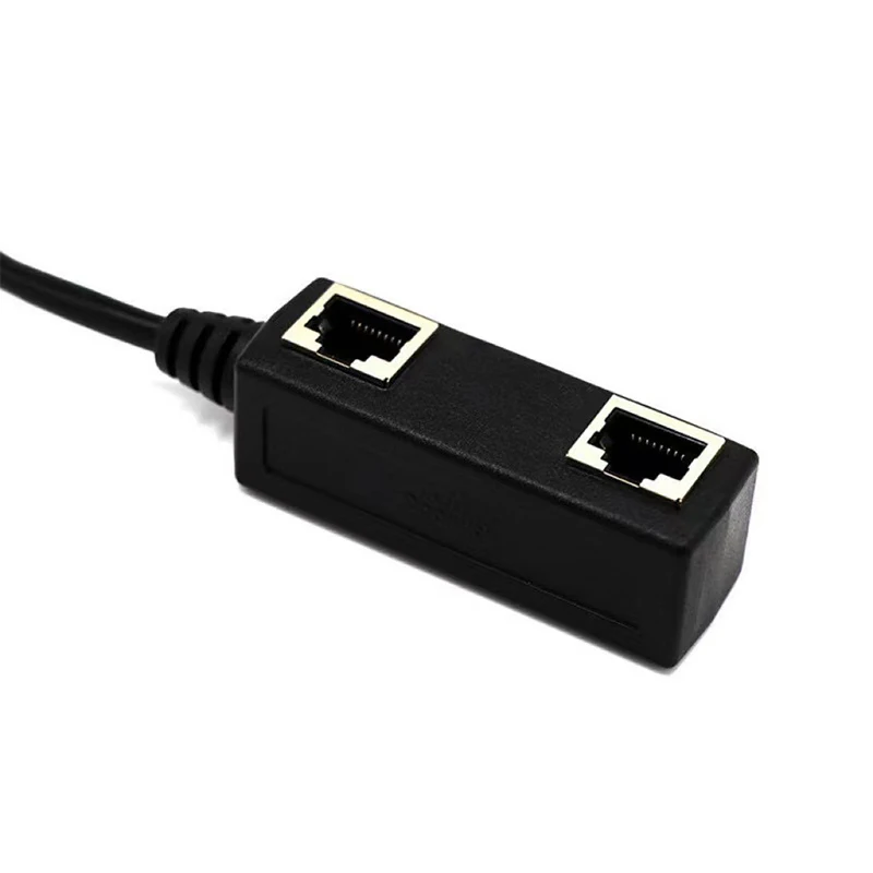 Rj45 Ethernet Kabel Splitter Netwerk Adapter,Ethernet Splitter 1 Tot 3 Kabel Geschikt Super Lan Ethernet Connector Adapter Cat 6