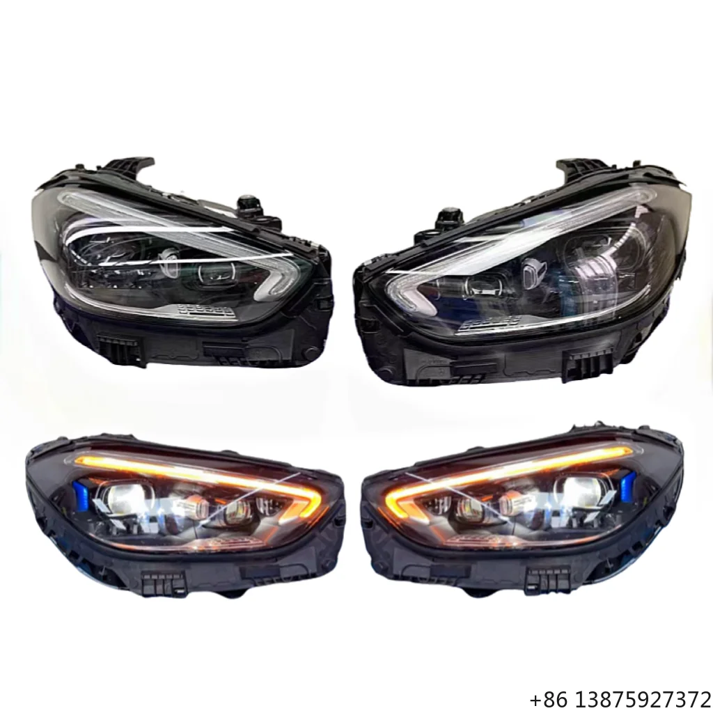 

Высококачественные светодиодные фары для Mercedes-Benz C-класса W206 C260 C63, автомобильные системы освещения