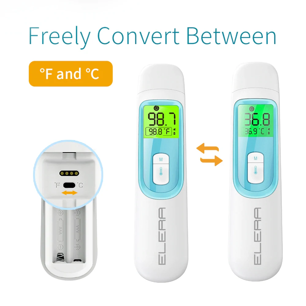 Baby Forehead Ear Infrared Thermometer Digital LCD Body Measurement Kids Adult Fever IR Children Non-Contact Termometro