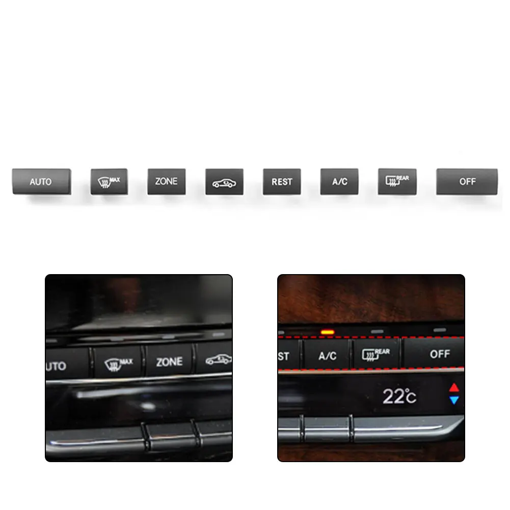 تعديل لوحة القيادة 10*10*1 سنتيمتر زر التحكم المركزي سيارة تكييف الهواء زر محرك لوحة القيادة الملحقات #5