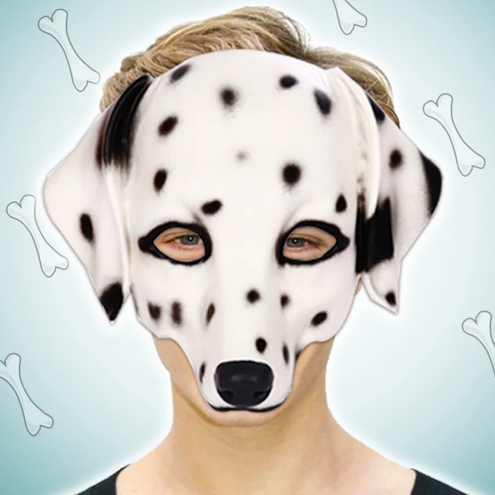 Máscara blanca creativa para fiesta de animales, decoración para actuación de Halloween, accesorio de juego de rol Unisex, accesorio para fotografía, 1 ud.