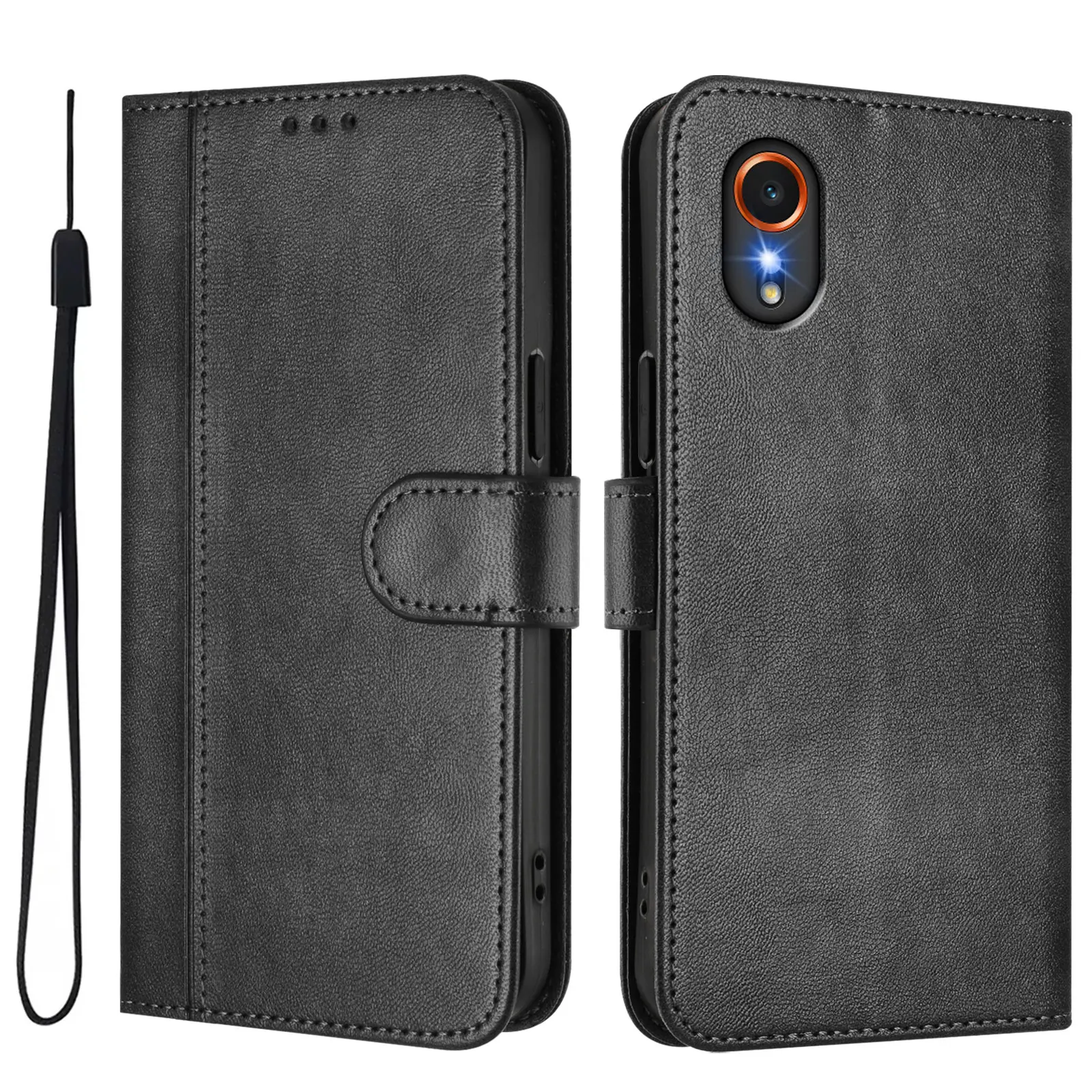 Luxury Leather Anti-thef Wallet Flip Cover Case For Samsung Galaxy XCover 7 7 Pro 6 Pro 5 4s 4 Galaxy A8 A7 A6 A5 A3 Case