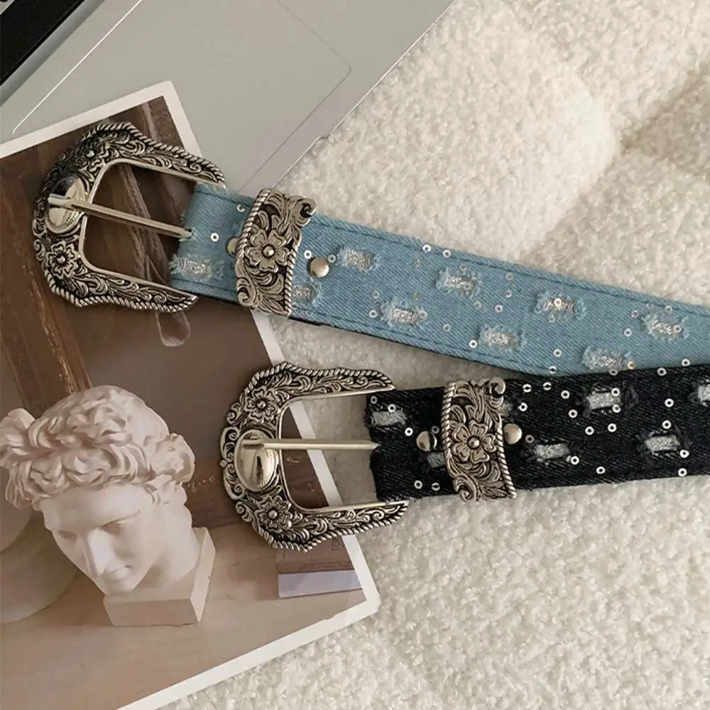 جديد بو الجلود فاسق حزام Y2K شخصية حزام الجينز حزام الخصر