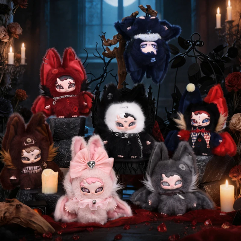 ONONO Night Evolve Series Blind Box ONONO Vinyl Plush Mystery Box Bat Animal Anime Figure Surprise Bag Pendant Keychain Gift Toy