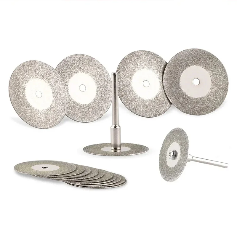 For Metal Cutting Rotary Tool Electric Grinder Parts Diamond Cutting Disc Grinding Wheel Mandrel
