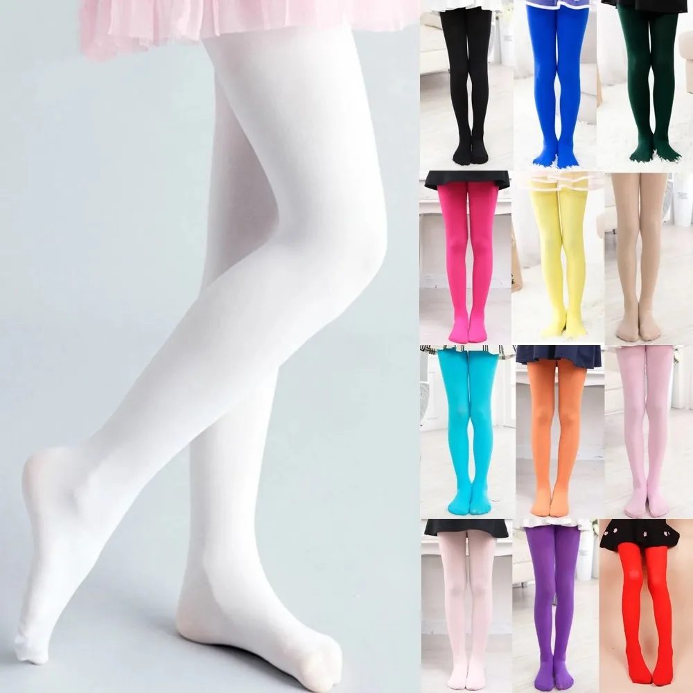 New Solid Color Pantyhose Stretchy Dance Performance Costume Bottom Pants Tights Gift