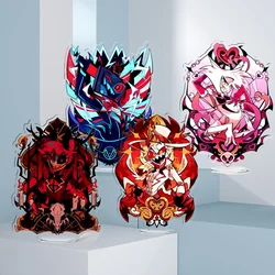 Alastor-llavero de Anime de 3 velos de pie para mujer, llaveros de dibujos animados, placa de modelo de figura impresa creativa, regalos acrílicos