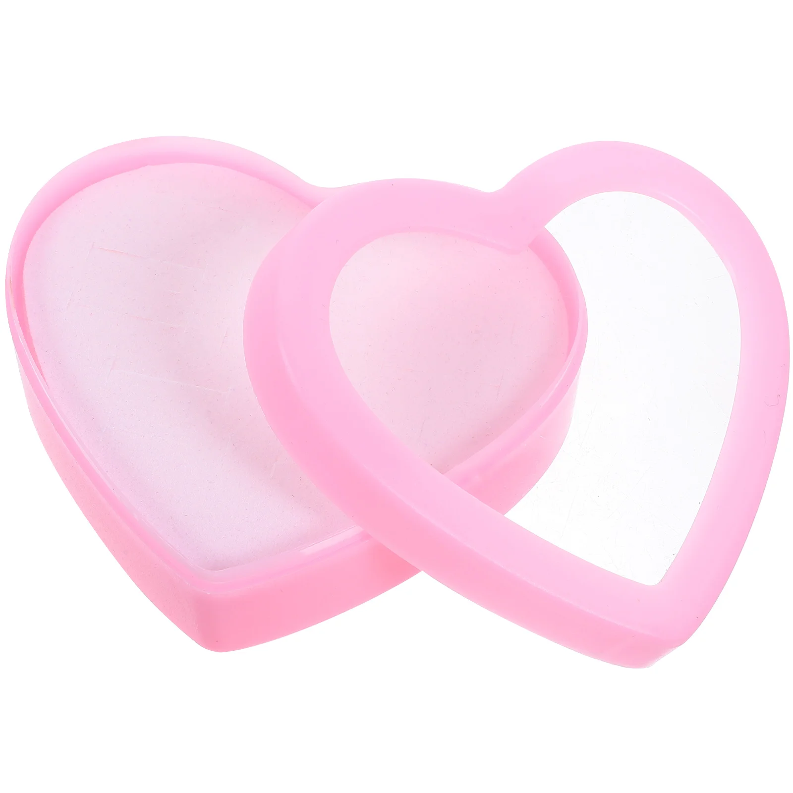 

Heart Shaped Ring Box Pink Jewelry Storage Case Multiple Slots Rings ganizer Kids 12 Slots Rings Holder Accessories Container