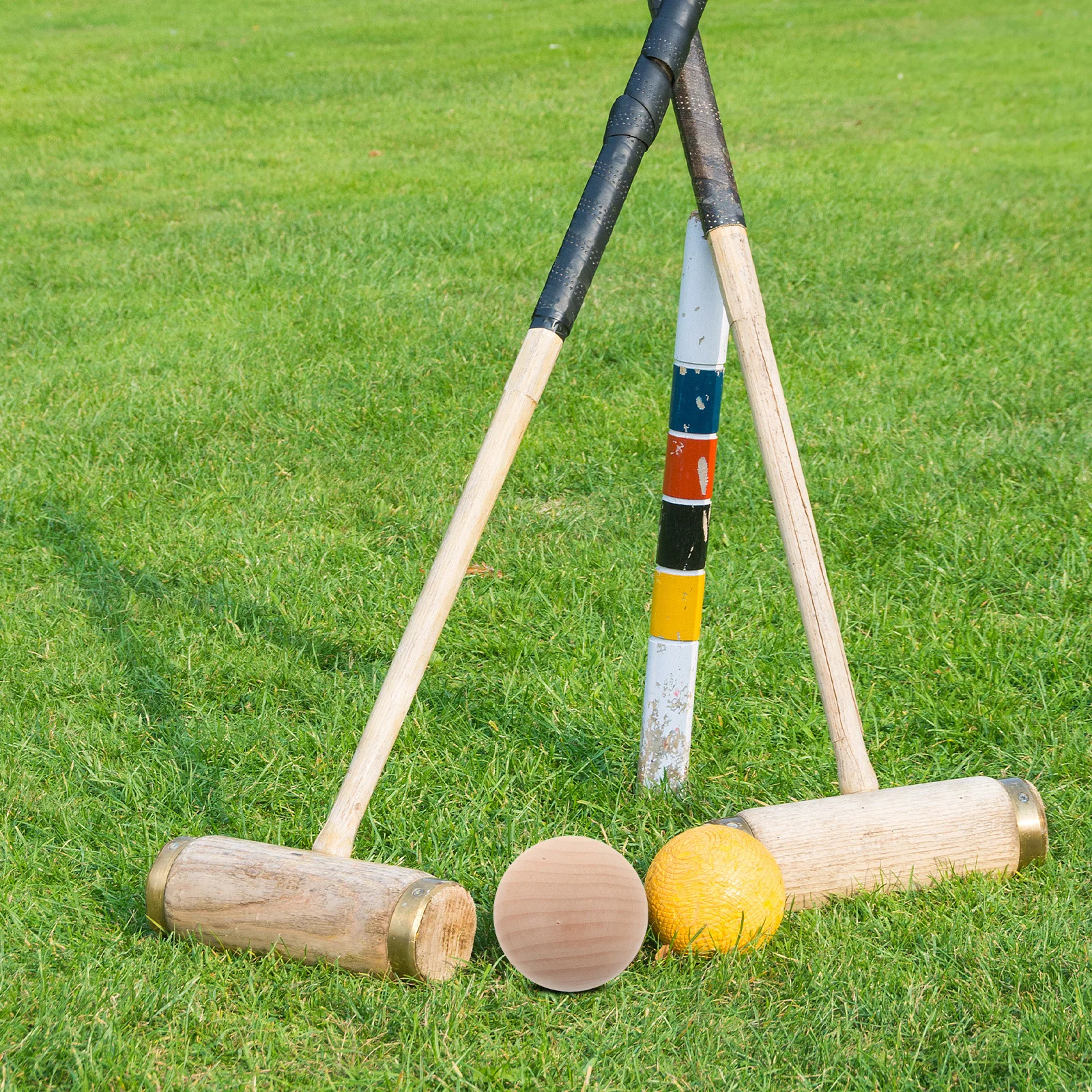 

6 шт., необработанные шары для крокетов из натурального бука, 5,5 см, для заднего двора, на открытом воздухе, для газона, сменные шары для рукоделия, рисования