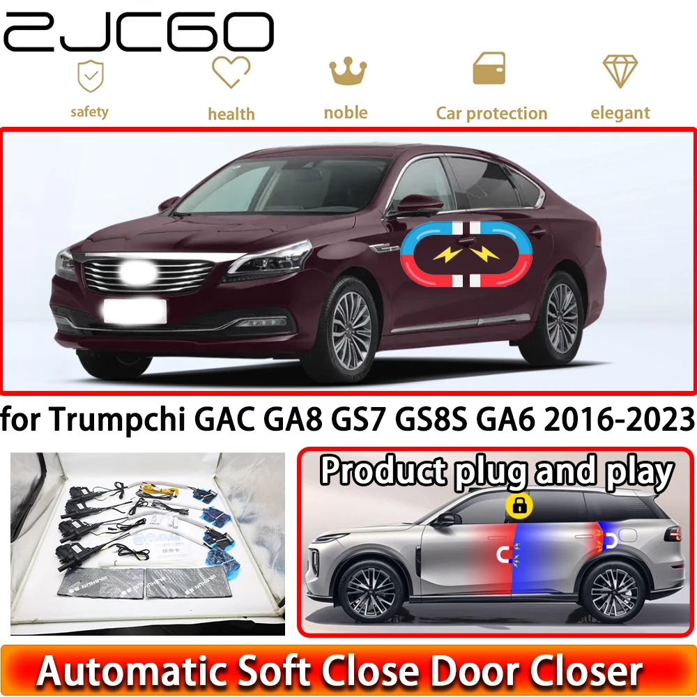 

for Trumpchi GAC GA8 GS7 GS8S GA6 2016-2023 Soft Close Door Kit Power Closing Latch System Auto Pull Door Easy Close Plug & Play