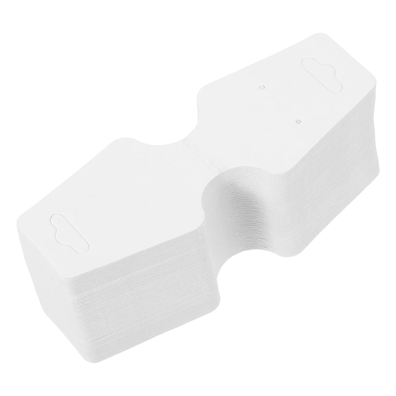 

100 шт., карты для демонстрации ювелирных изделий, самоклеящиеся складные держатели для ожерелья, карты с отверстиями для браслета, сережек, упаковка, розничная ремесло