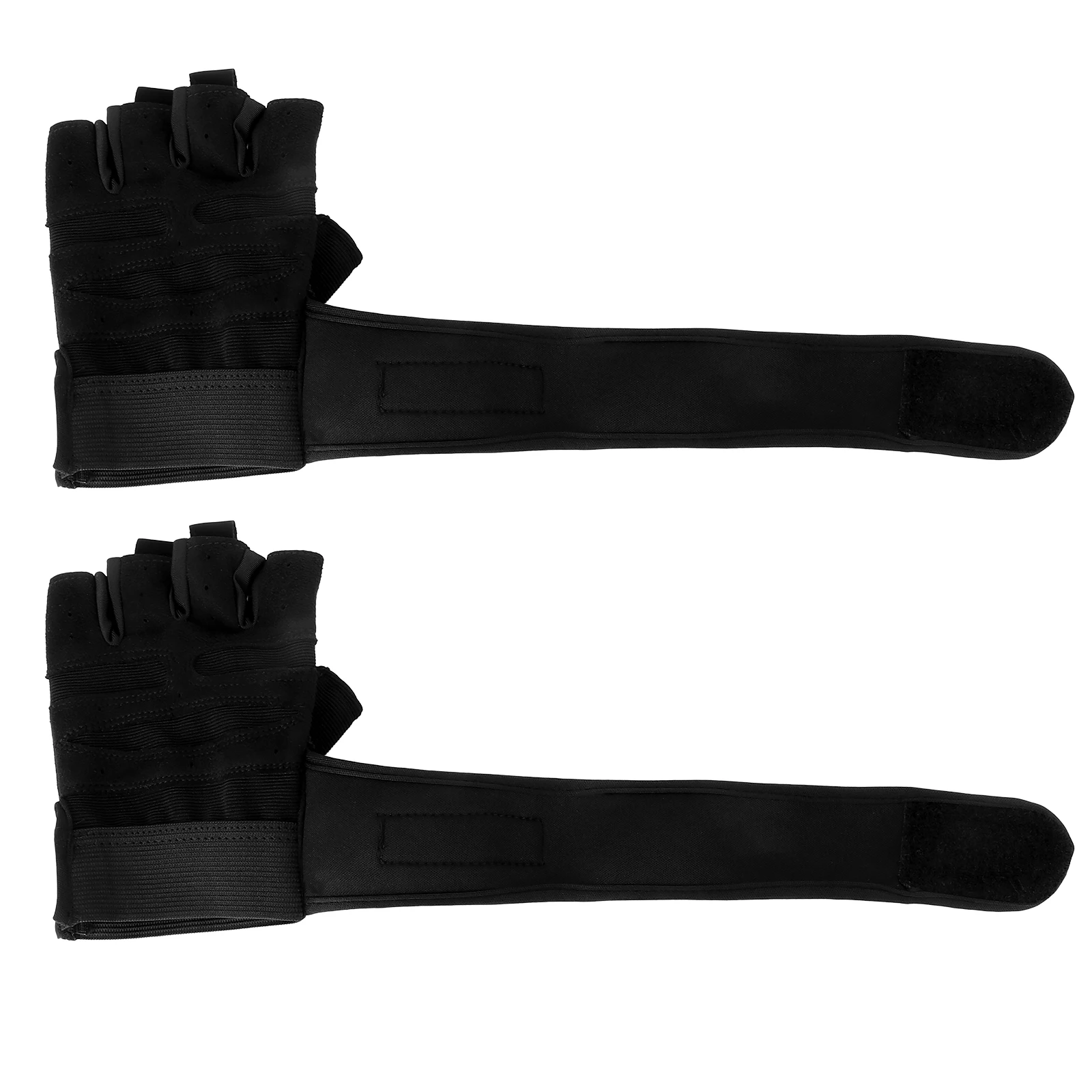 

Half-finger Gloves Black Workout Men Bike Cycling Shock-absorbing Anti-slip Durable Fitness Gym Equipment Accessories