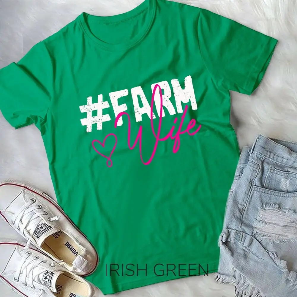 Farmers Wife Women Gift Farming Farmer T-Shirt Unisex T-shirt
