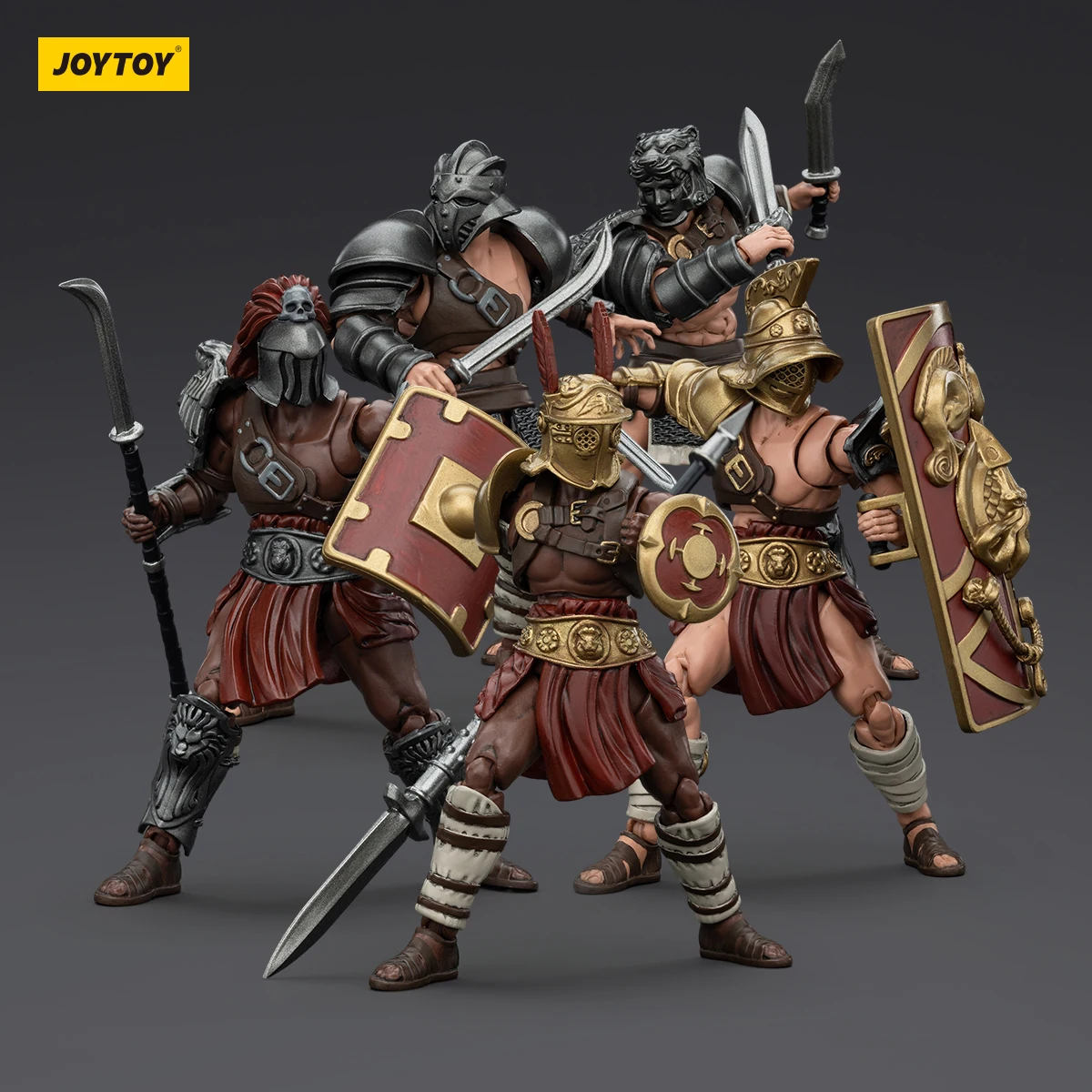 

JOYTOY Strife 1/18 Scale Roman Gladiator Murmillo Griffon Scissor Hoplomachus Gladiator Action Figure Model Toys For Collection